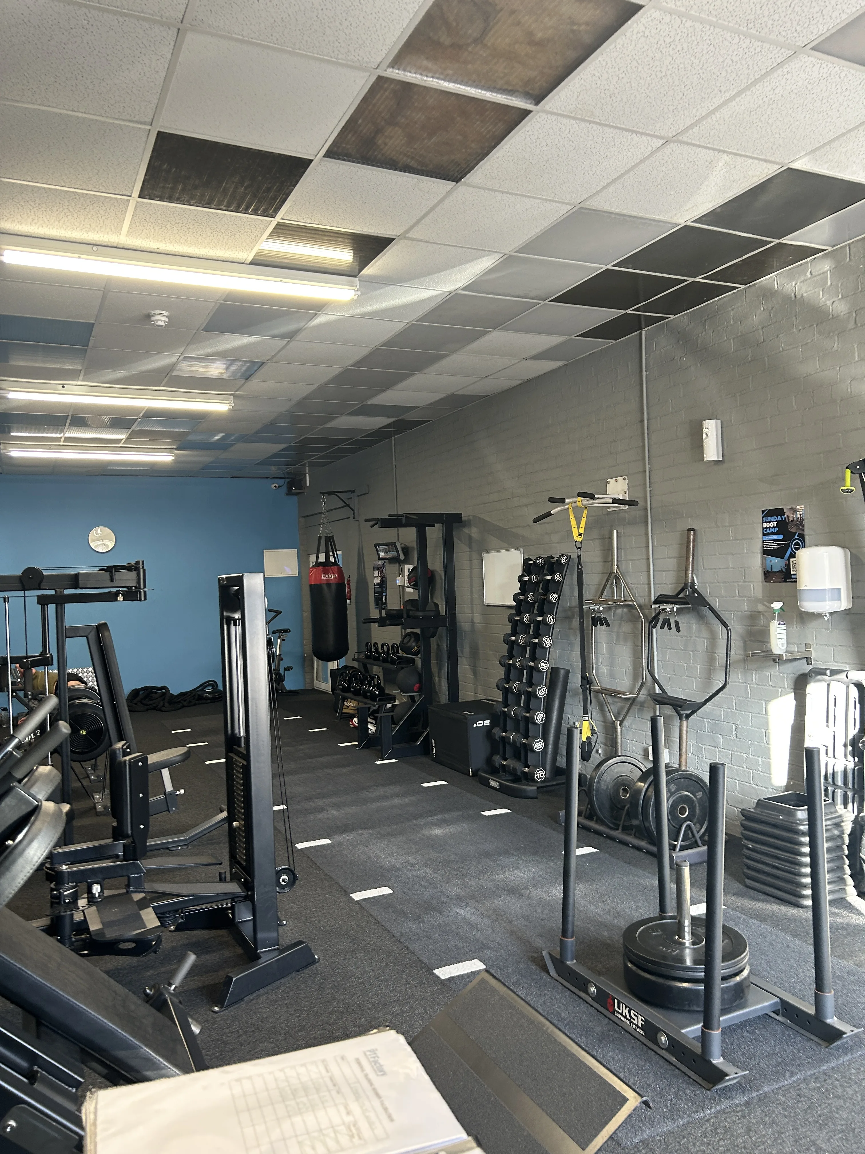 The PT Factory gym in Denton, Manchester - where FitnessbyKSR sessions take place